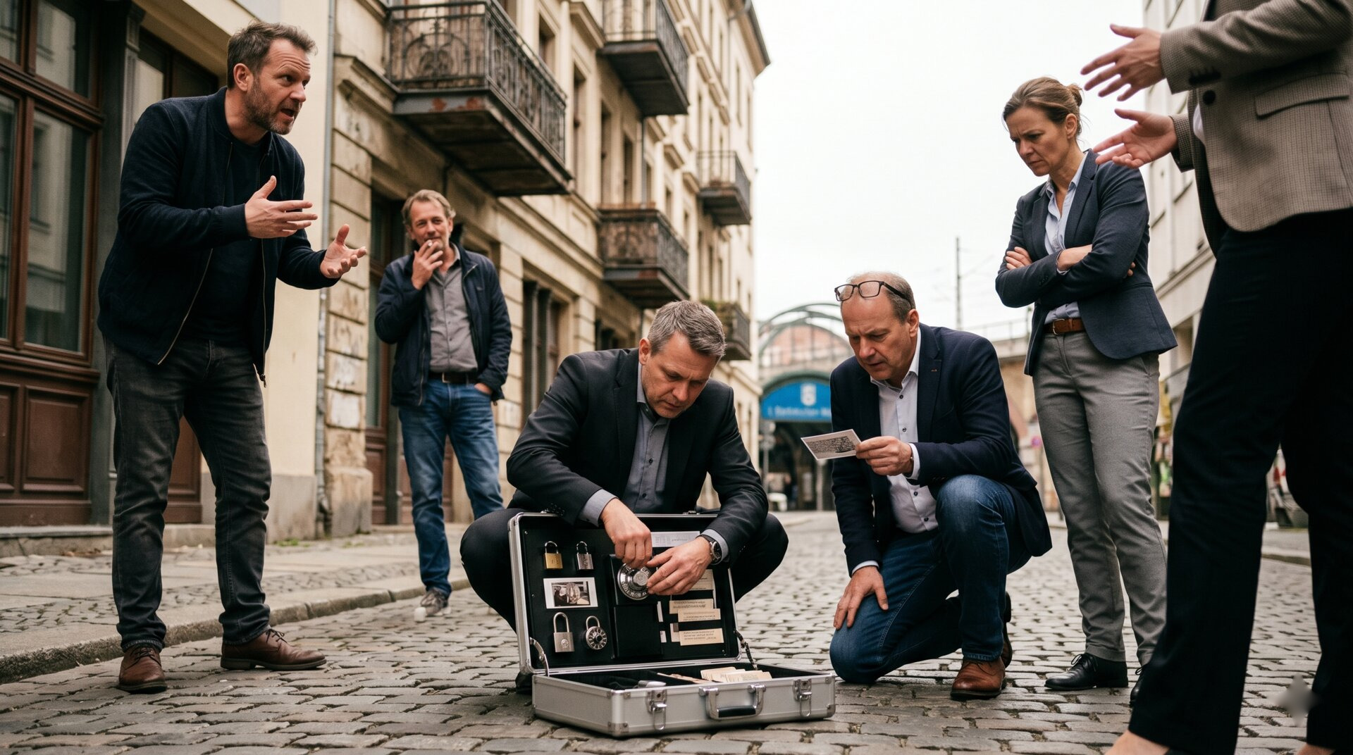 Wenn das ganze Team auf einen Metallkoffer starrt, redet auch der, der sonst nur Folien liest.