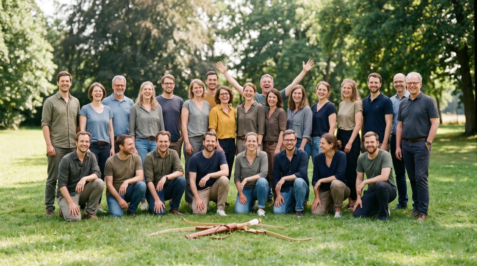 Erst zielen, dann jubeln: Bogenschießen holt auch die Leisesten einer Gruppe nach vorne.