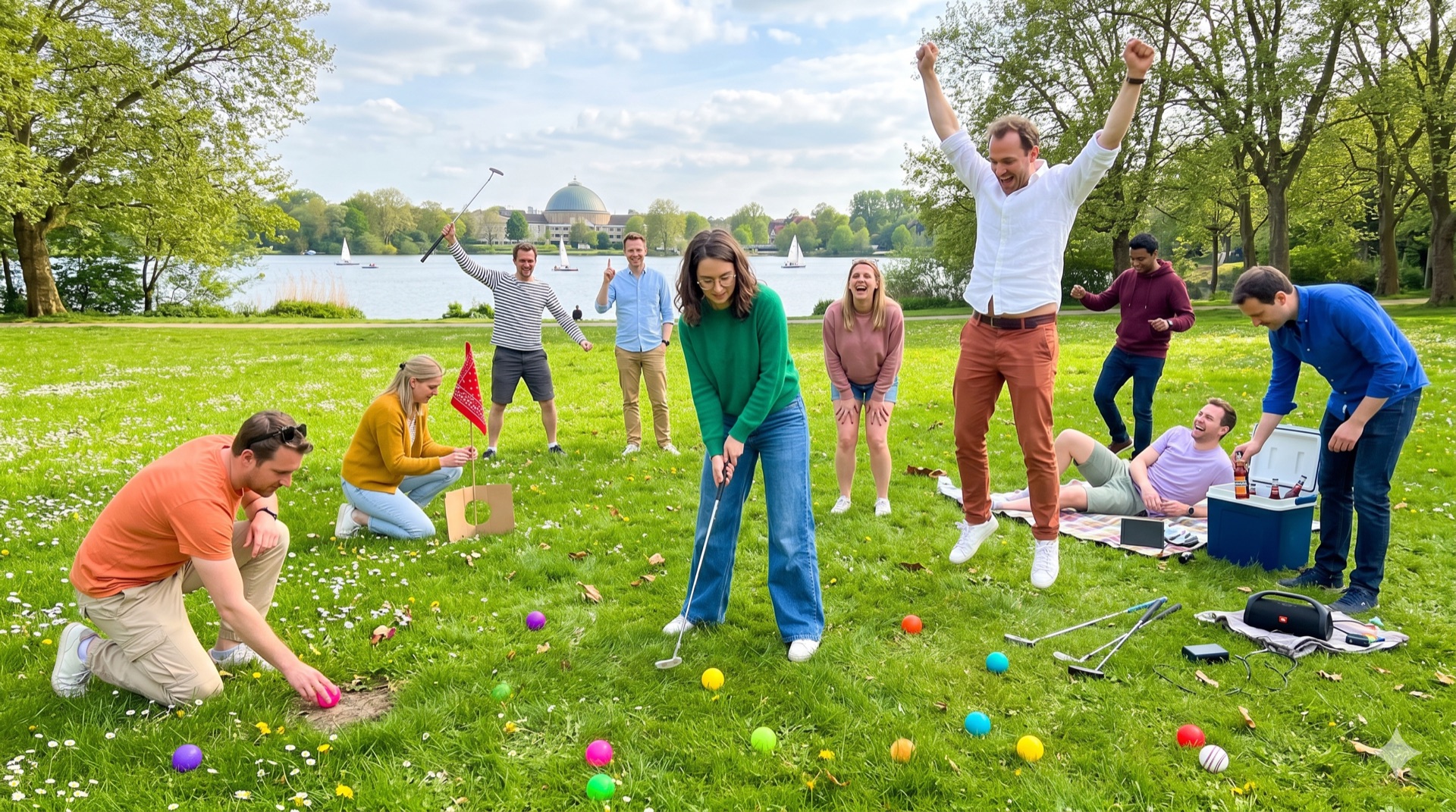 By the water, in the first green of spring, the longest putt suddenly counts for more than any quarterly figure.