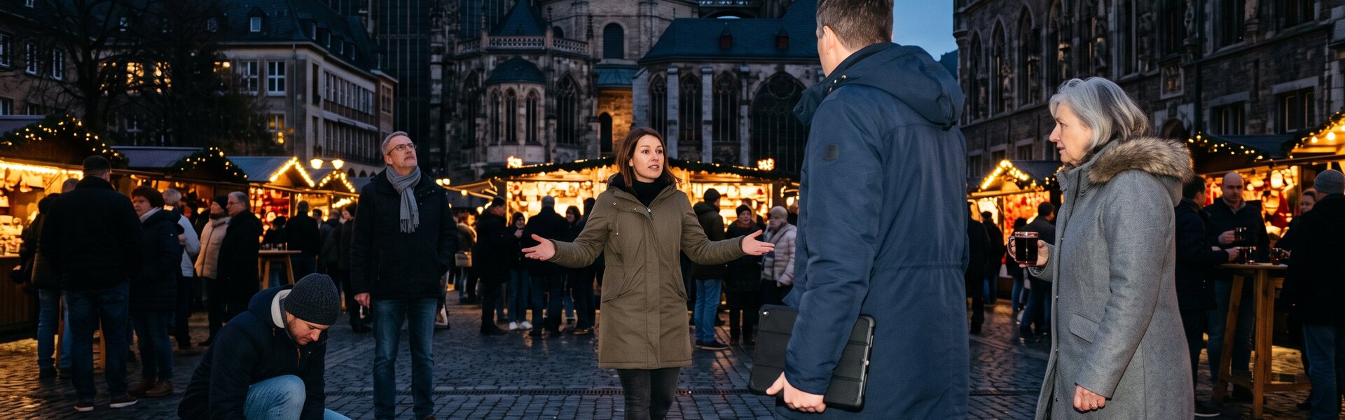Weihnachtsfeier in Aachen: Programm statt Buffet, an das sich das Team noch im Januar erinnert.