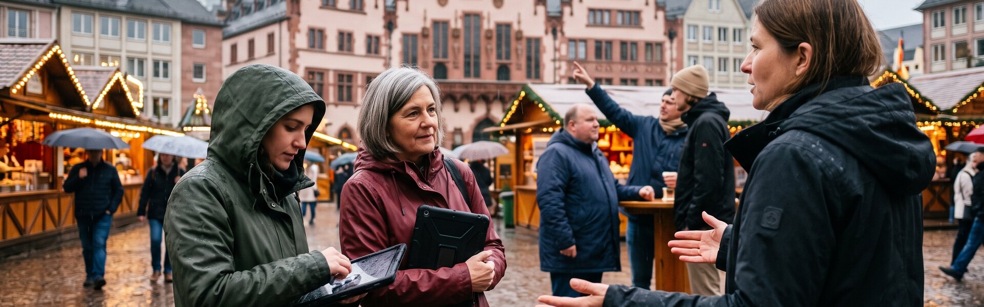 Weihnachtsfeier in Frankfurt: Programm statt Buffet, an das sich das Team noch im Januar erinnert.