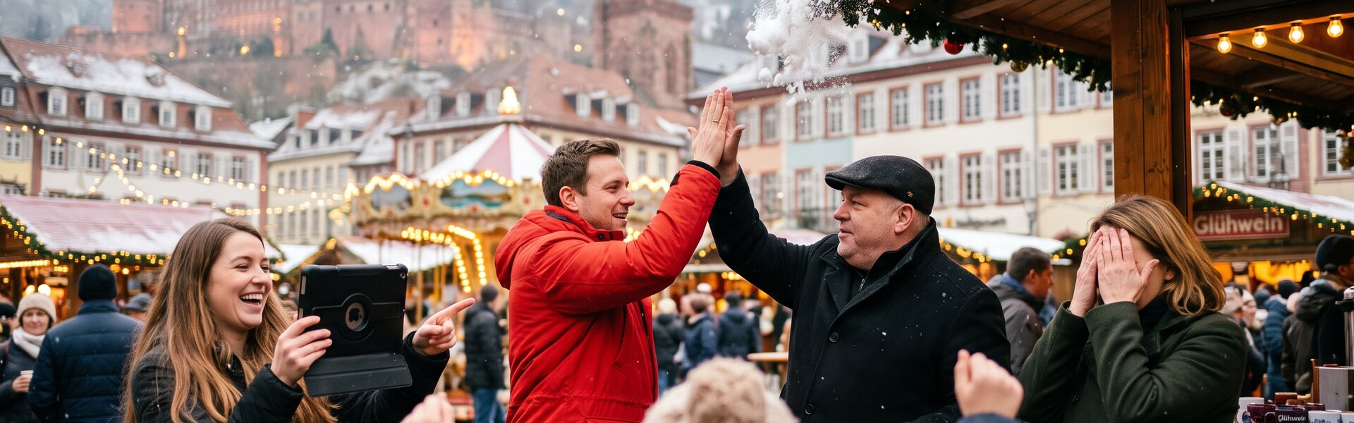 Christmas party in Heidelberg: a programme instead of a buffet that the team still remembers in January.