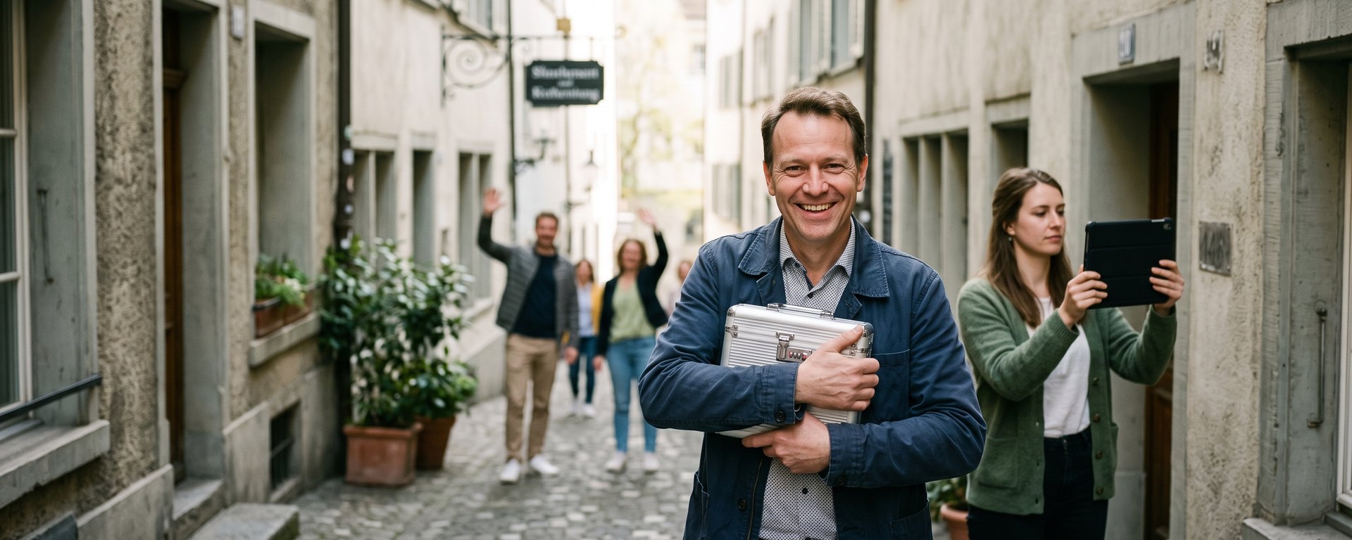 Escape the City im Niederdorf: Die letzte Zahl stand an der Hauswand.