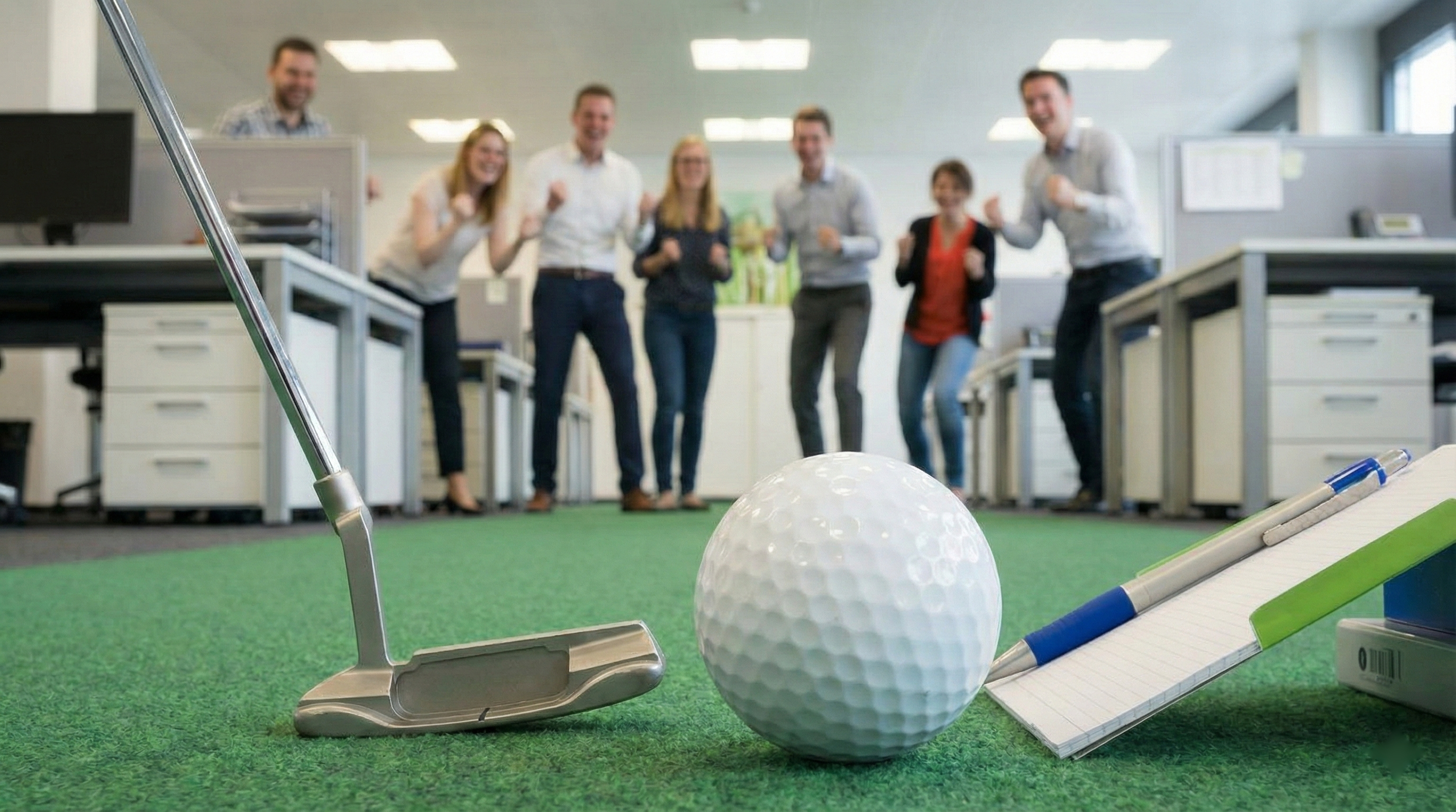 Office Golf/Hotel Golf (AI-generated illustrative image)
