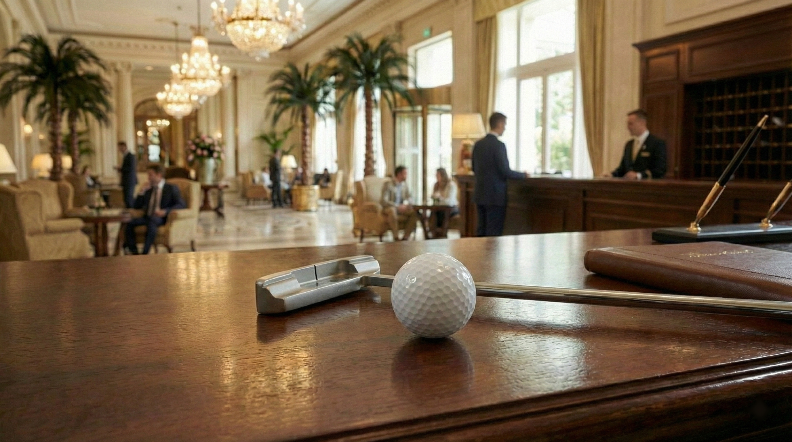 Team during Office Golf/Hotel Golf - impression from the event day (AI-generated illustrative image)