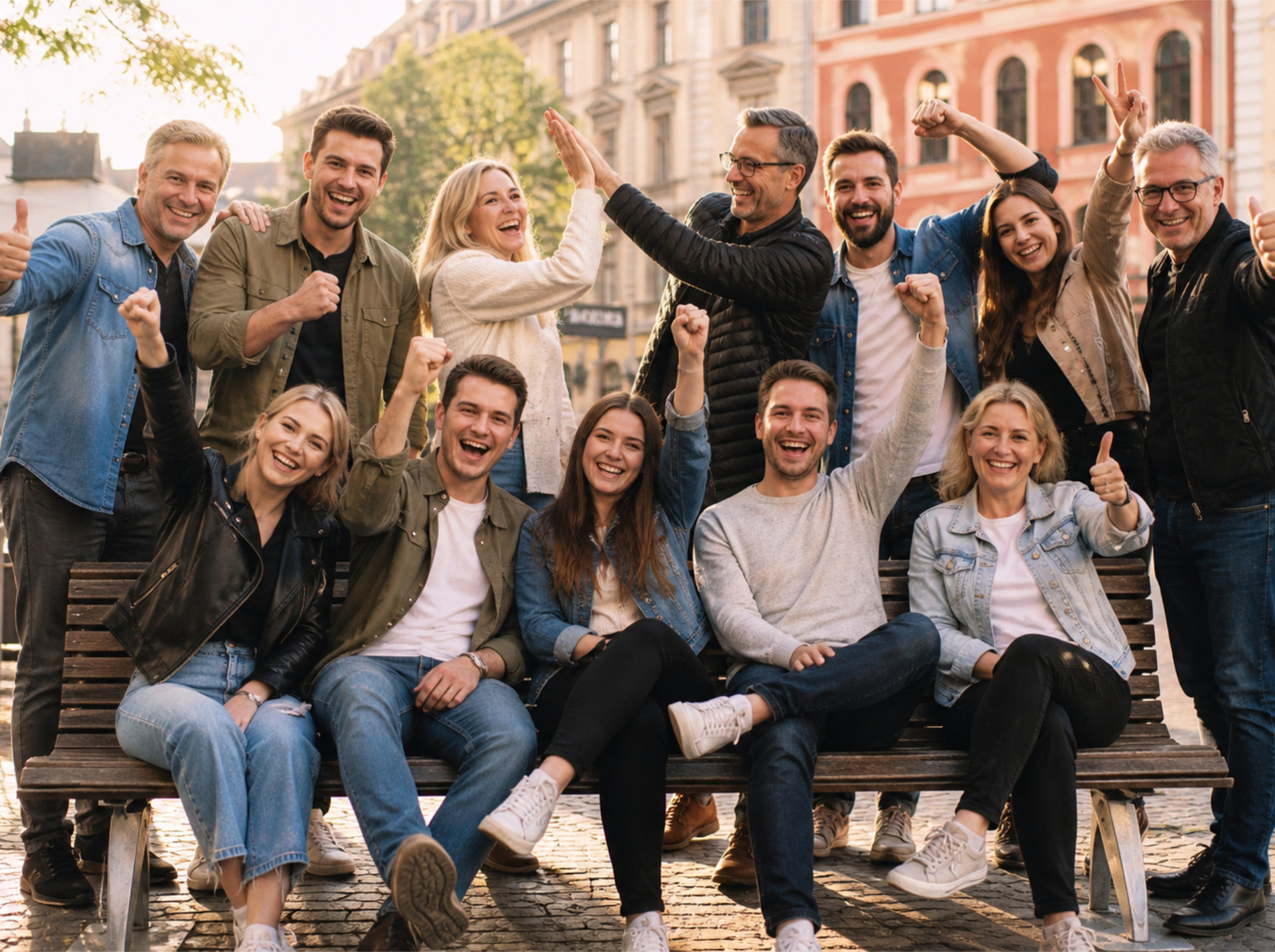 Group enjoying Escape the City as a corporate team event