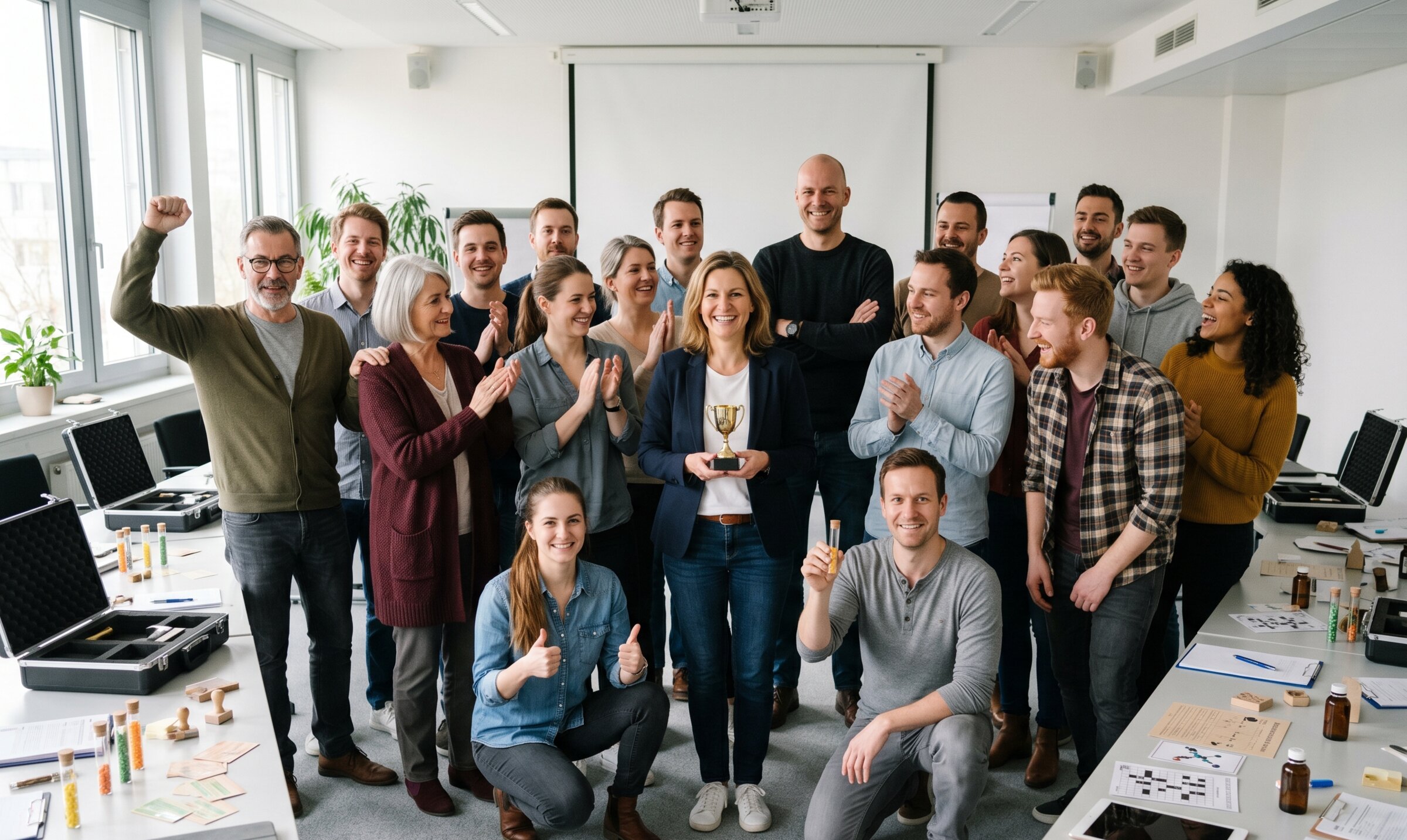 Team beim Virus Infection - Impression vom Eventtag