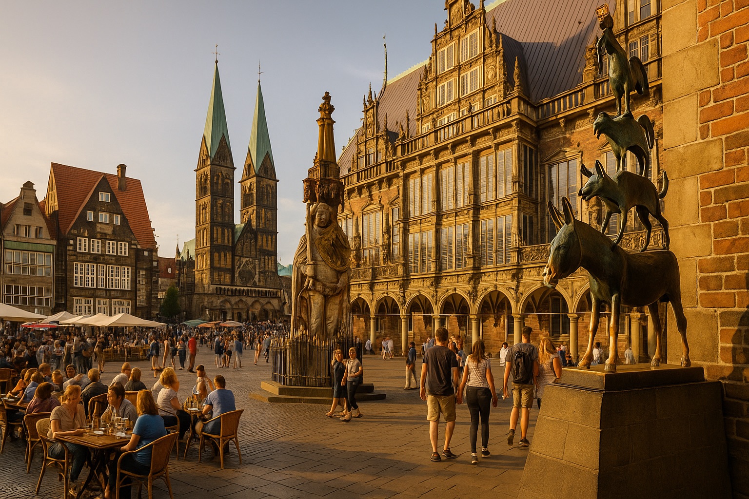 A view across Bremen – where our team events take place.