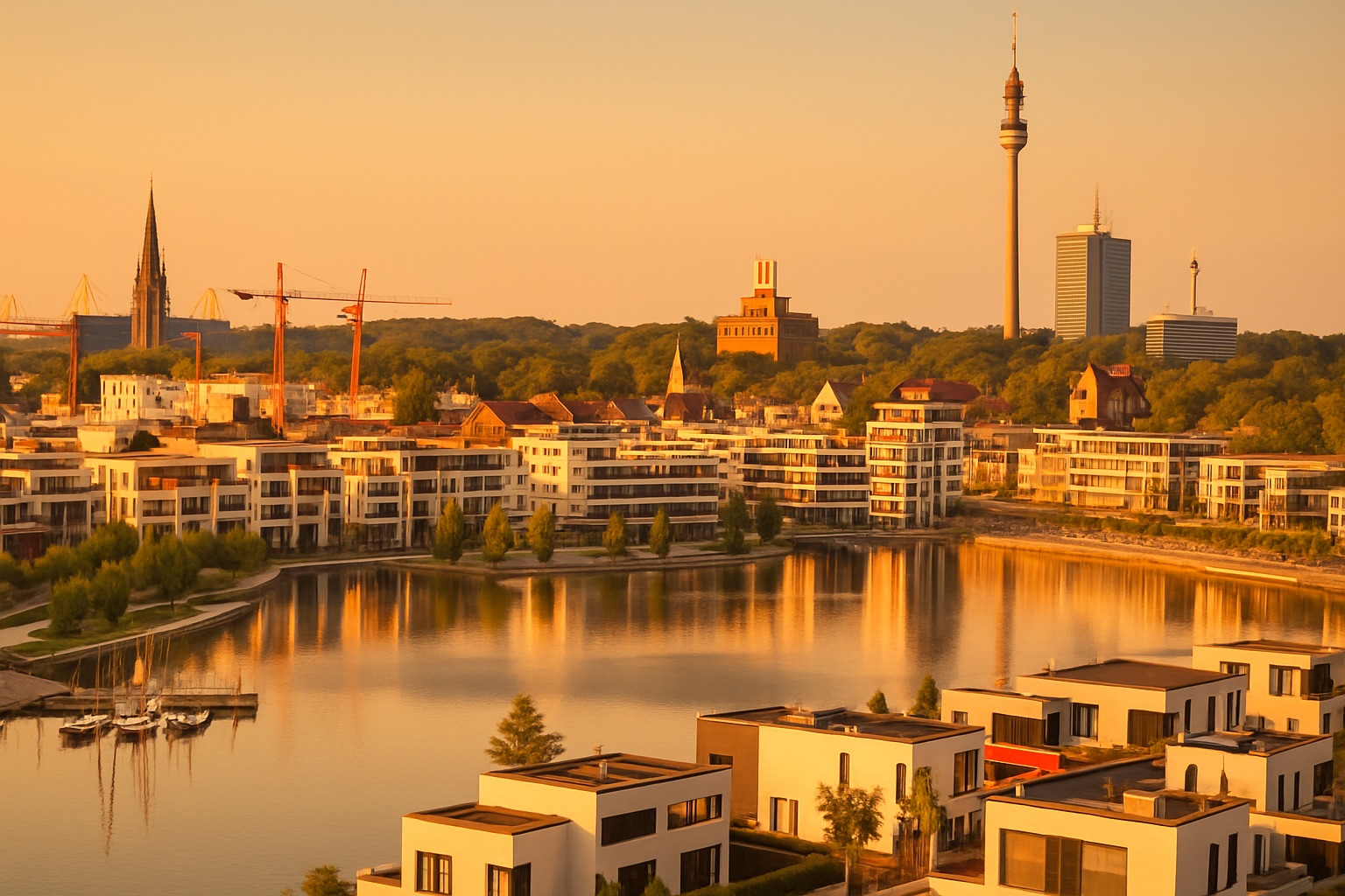 A view across Dortmund – where our team events take place.