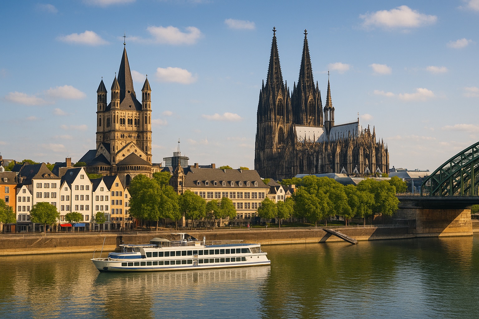 Blick über Köln – hier finden unsere Teamevents statt.