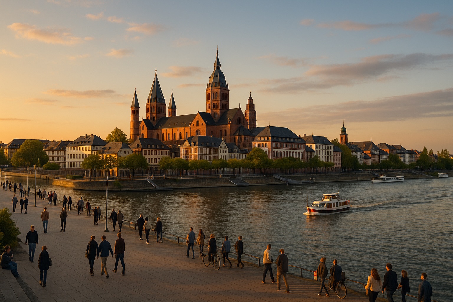 A view across Mainz – where our team events take place.